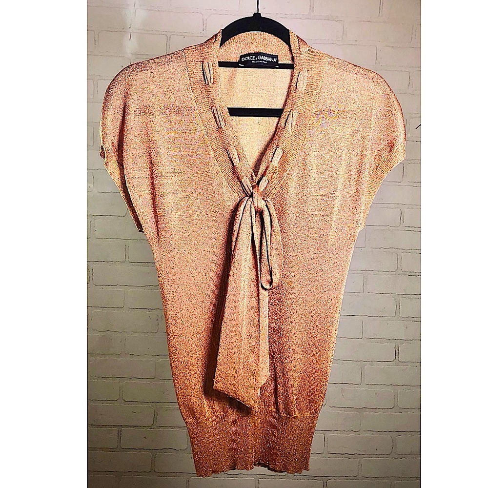 Dolce and Gabbana pussybow blouse